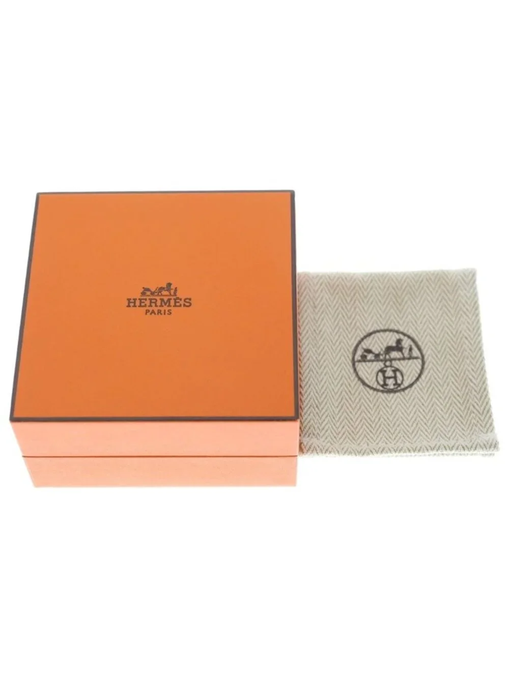Hermes Sabot Single Earrings Silver